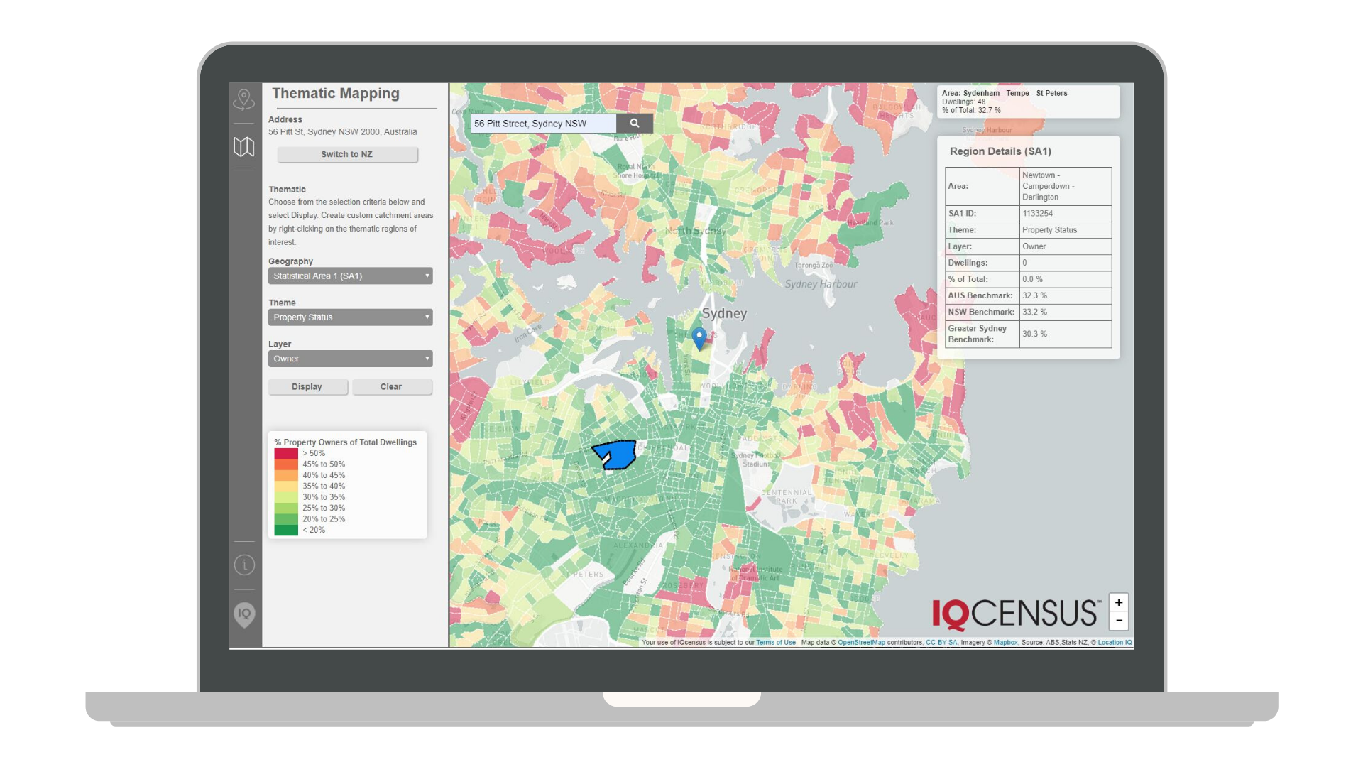 IQcensus Thematic Mapping